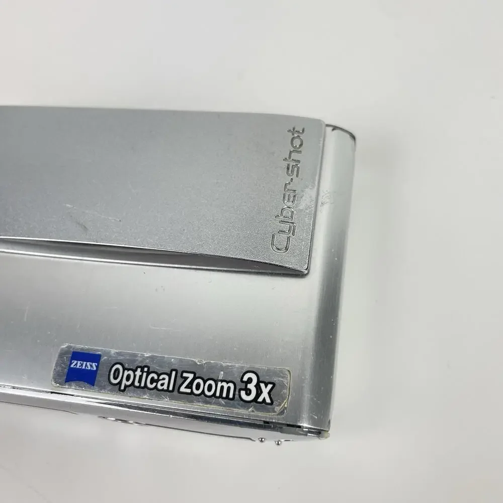 Sony Digital Camera Cybershot DSC-T5 5.1MP Silver Camera PARTS ONLY NOT WORKING